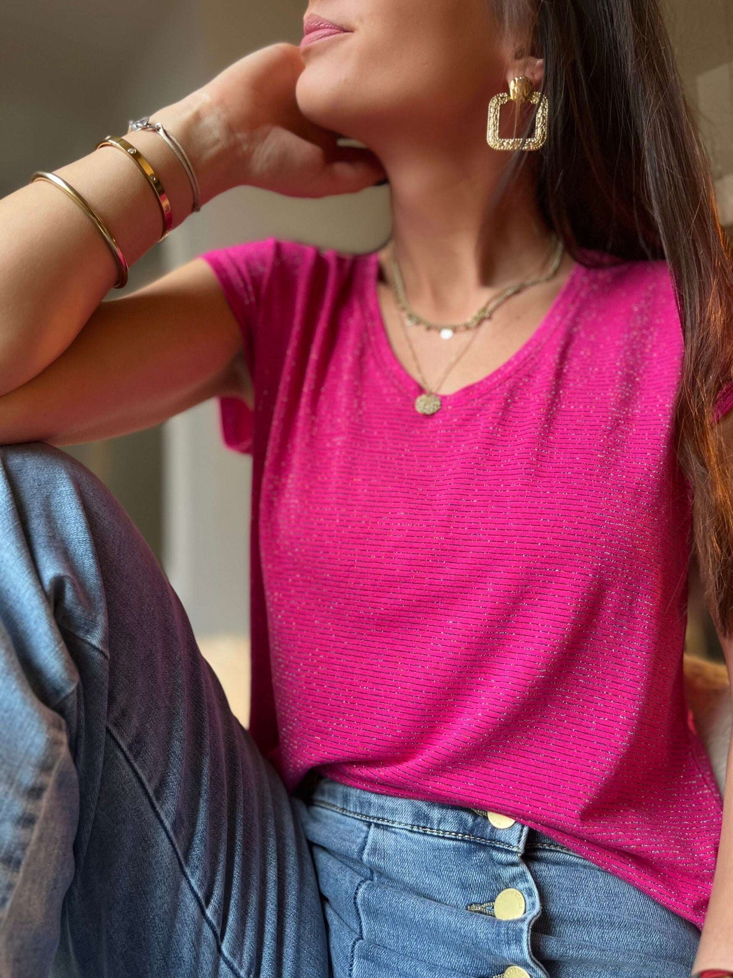 T-shirt Milo Fuchsia