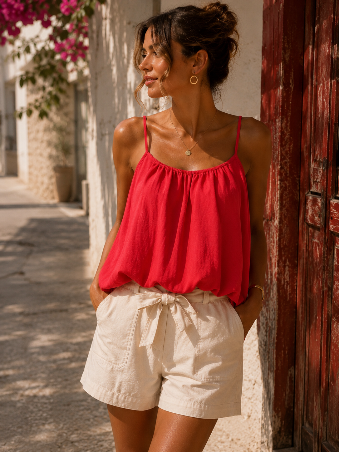 Top Cléo Corail