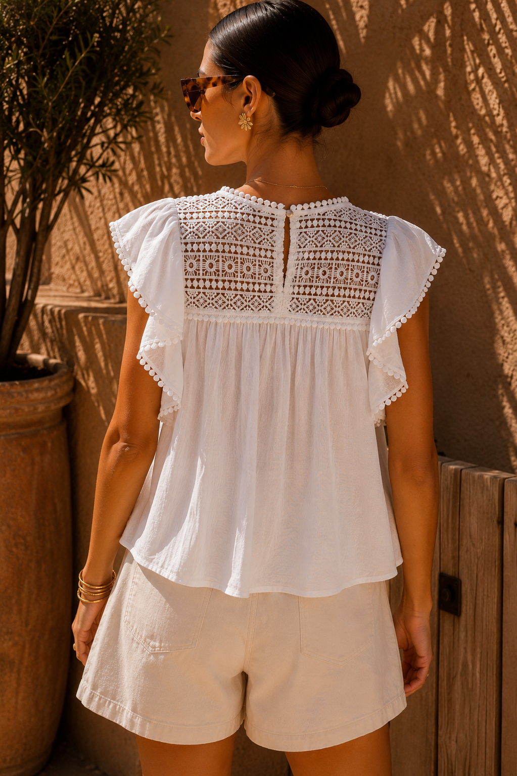 Short Tiziano Ivoire