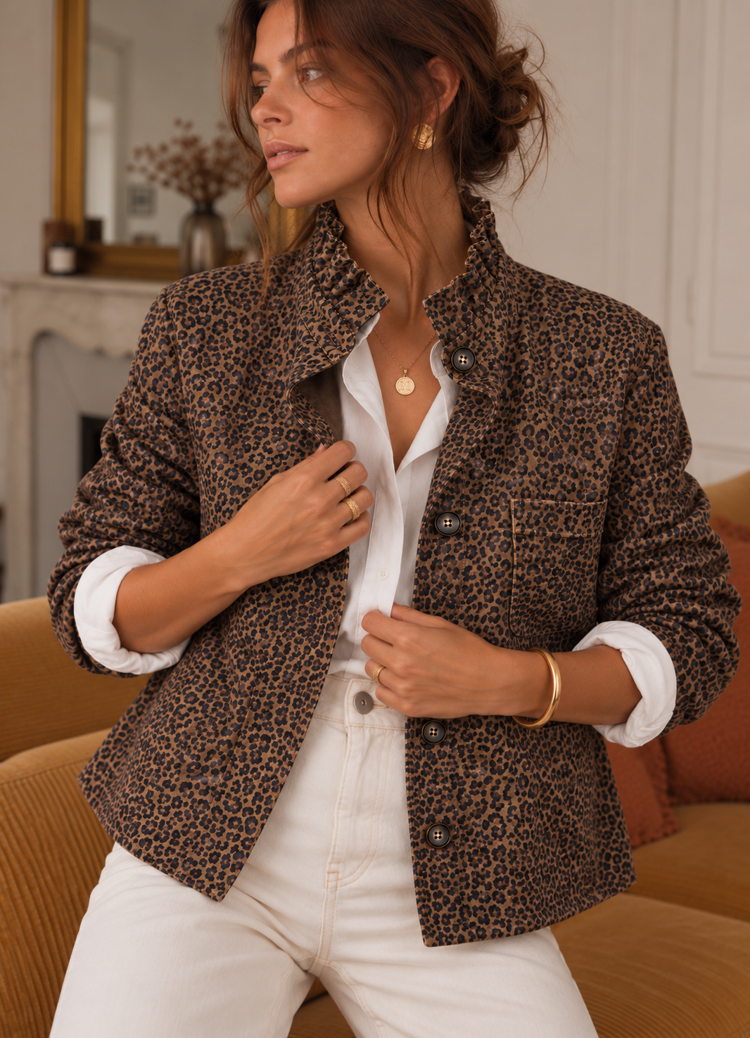 Veste Alix léopard