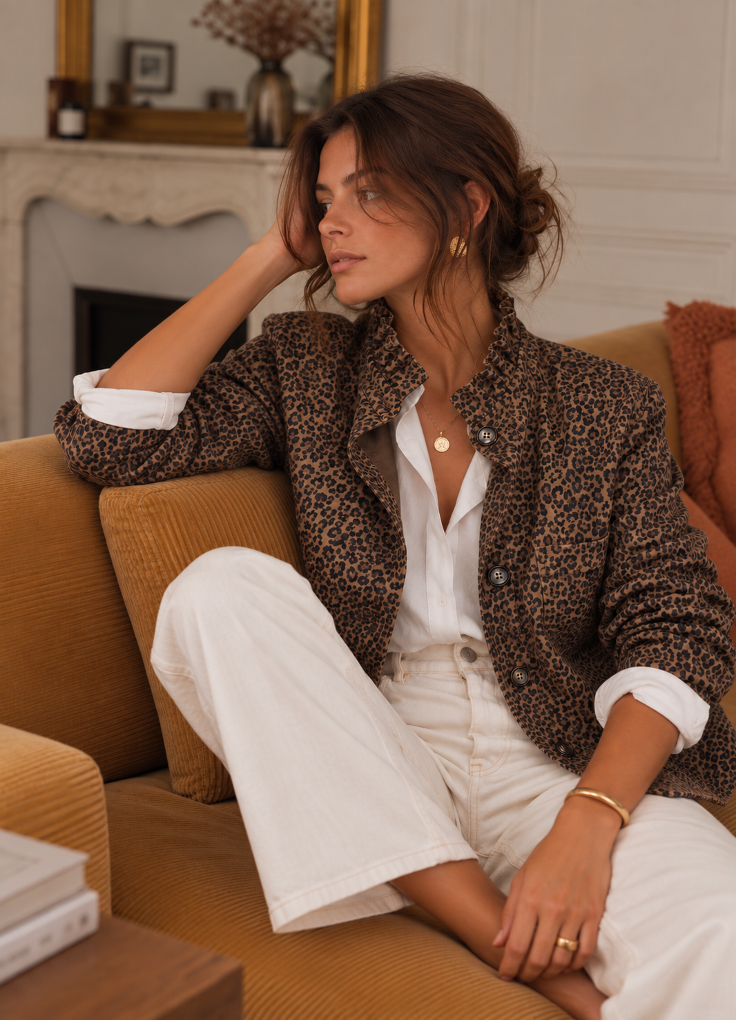 Veste Alix léopard