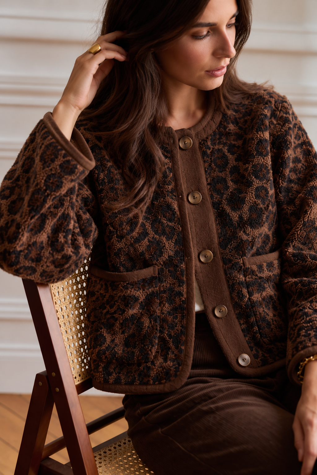 Veste Roxie léopard