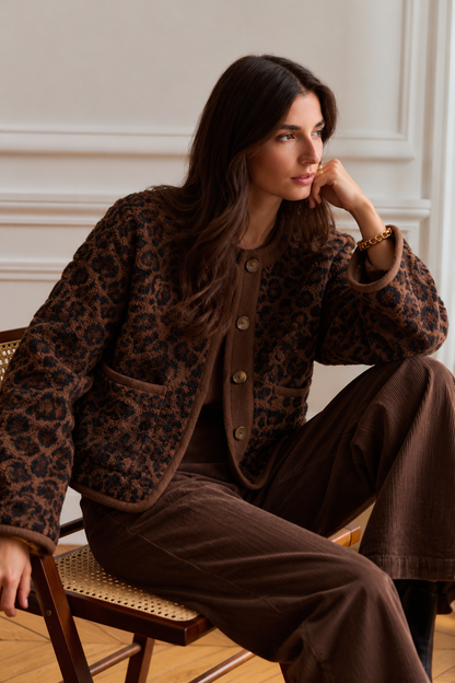Veste Roxie léopard