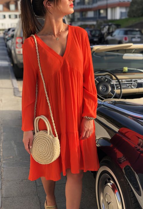 robelovely,janis&john,robeorange,robe,orange,lespipletes,madeinfrance