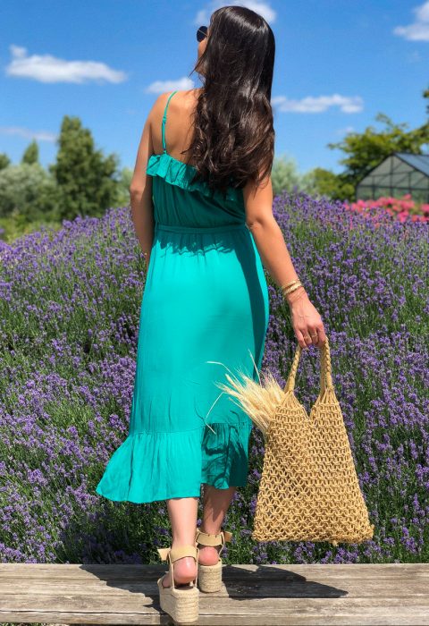 robe longue bretelles ceinture boutique les piplettes