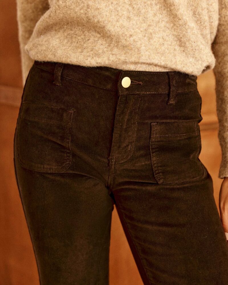 PANTALON LANA MARRON