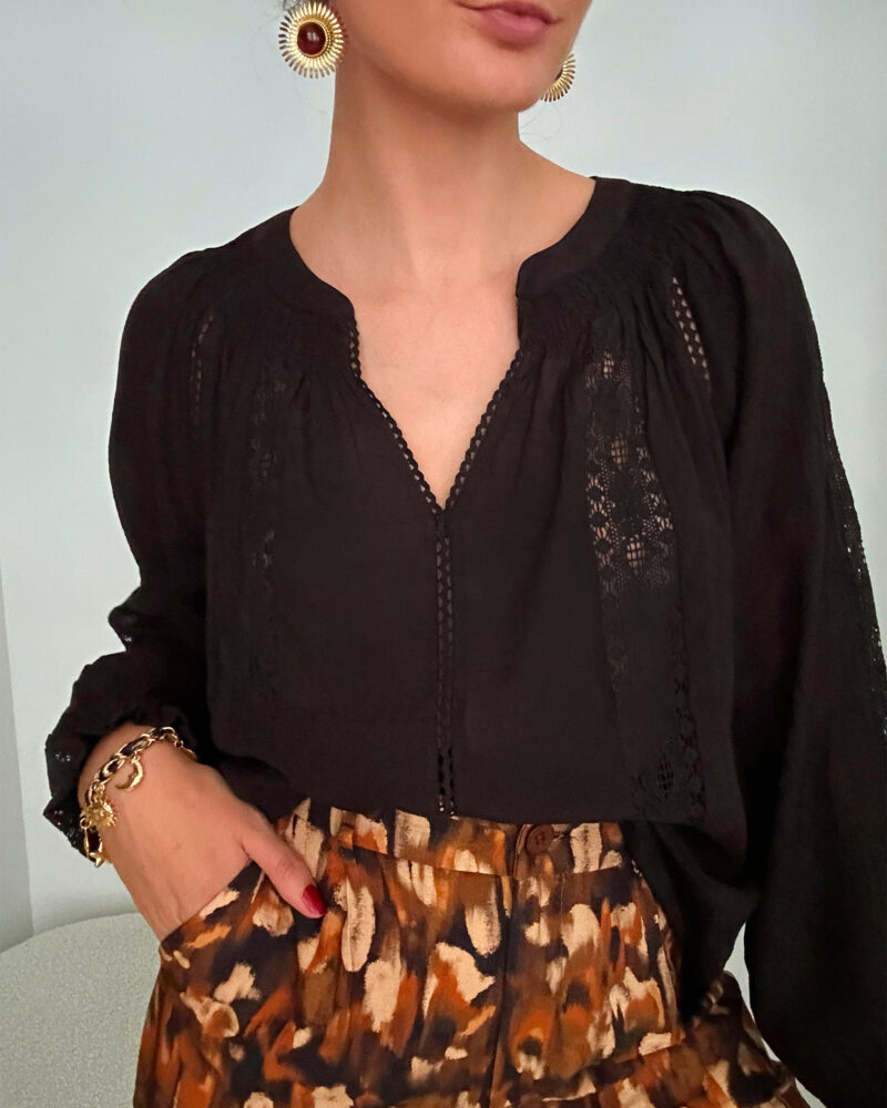 Blouse Anita Noire