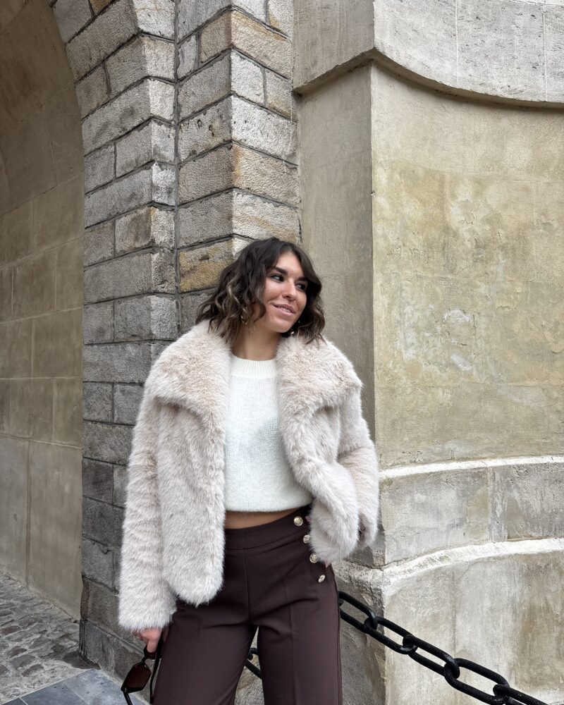 VESTE FAUSSE FOURRURE CLEA