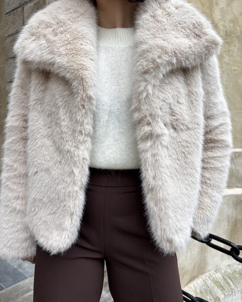 VESTE FAUSSE FOURRURE CLEA