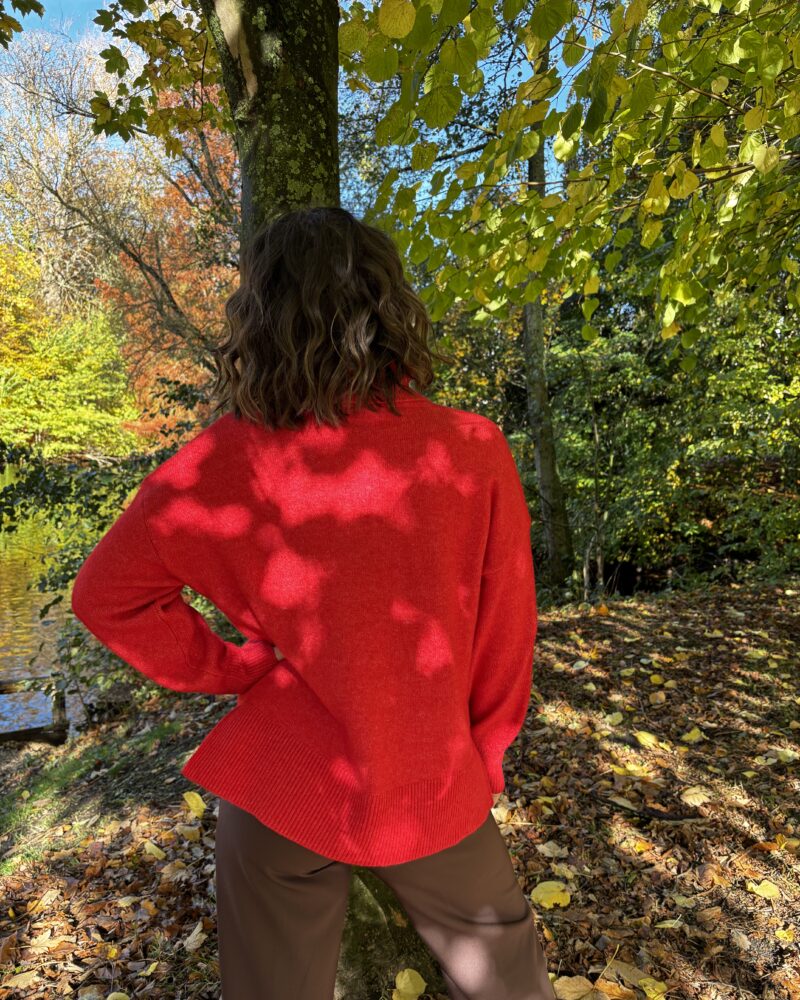 PULL CLARA ROUGE