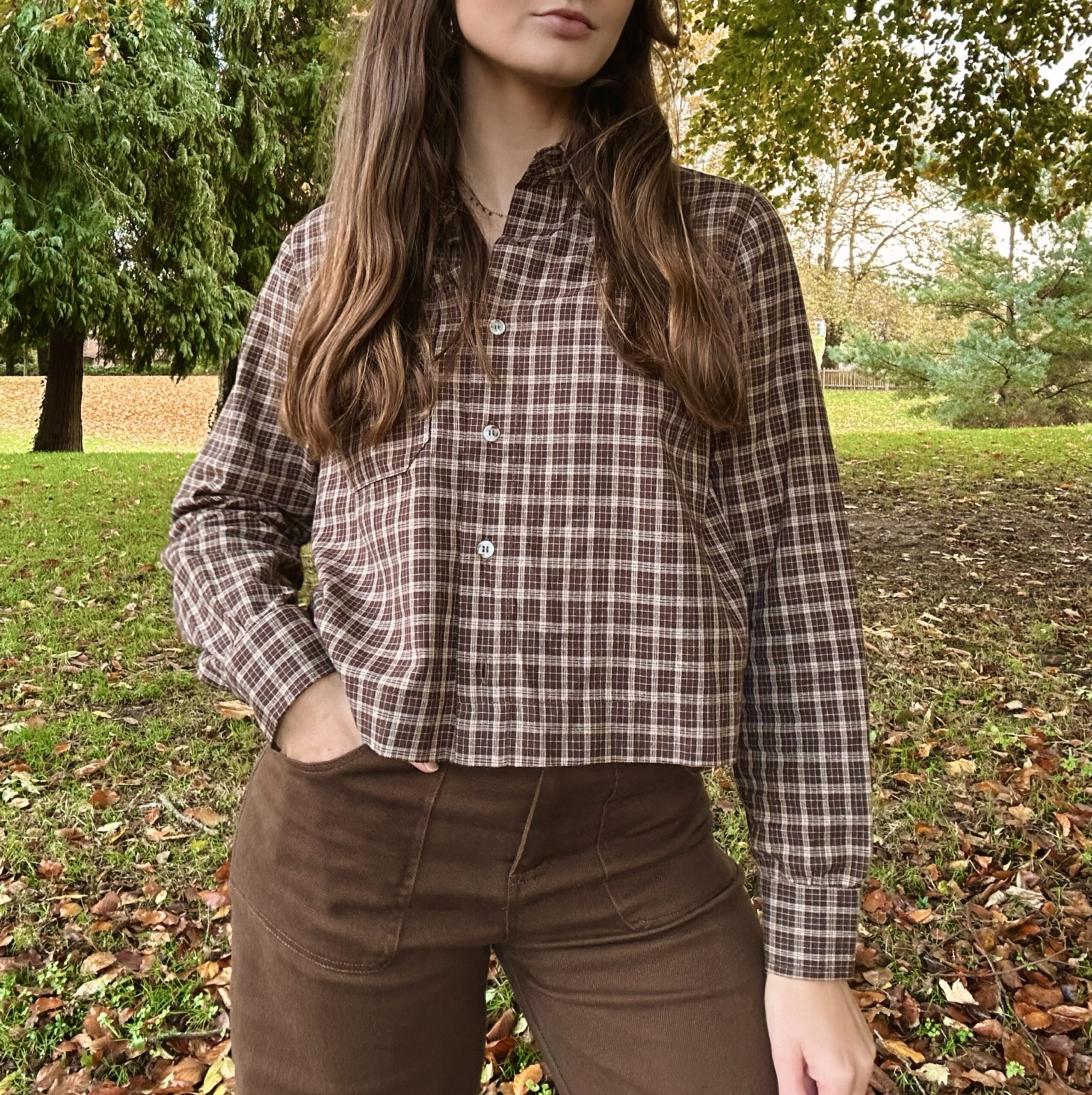 chemise-marceau-lespiplettes Le modèle porte la Chemise Marceau