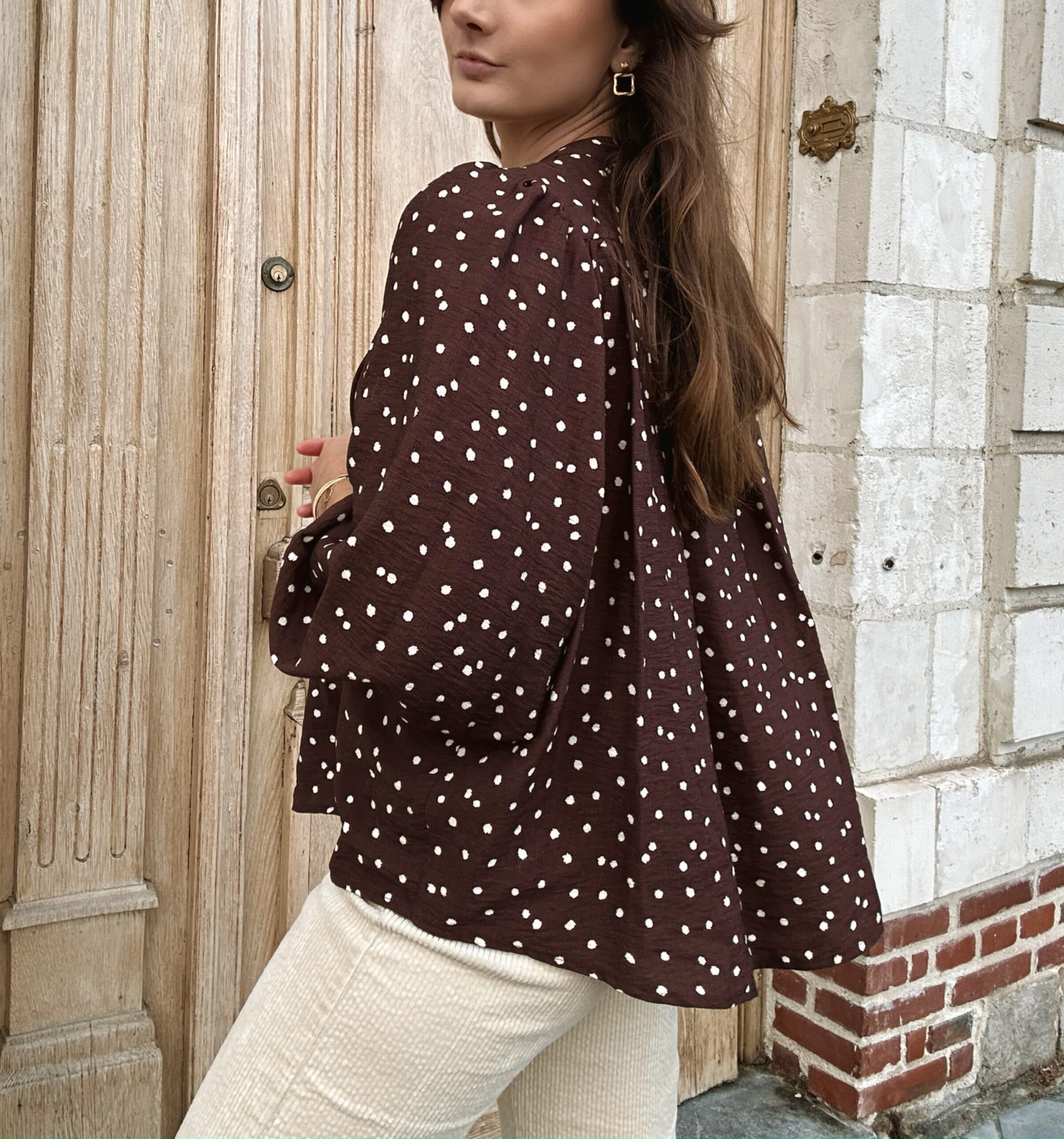 blouse-cassandre-lespiplettes Blouse Cassandre porté par le modèle