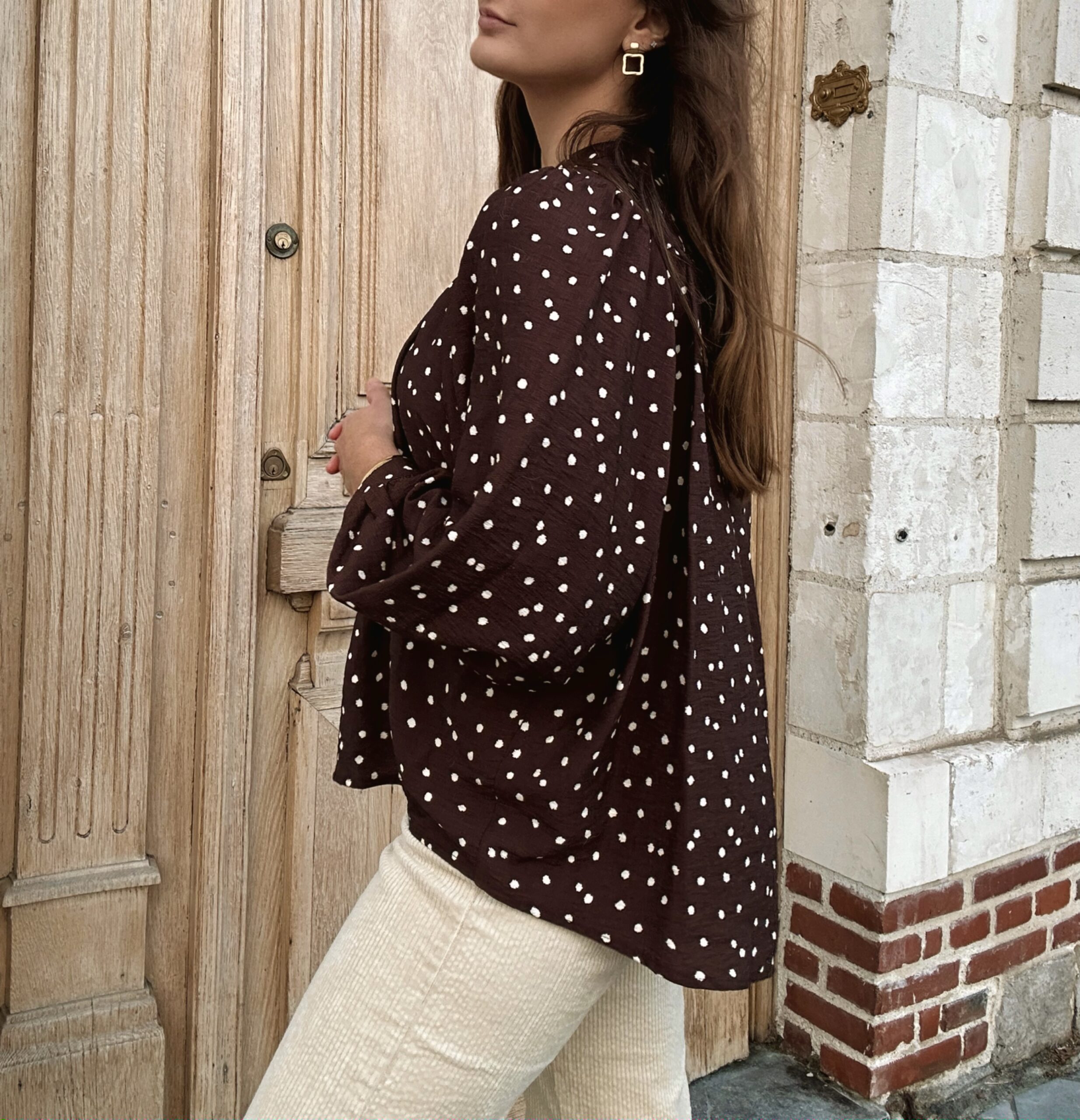 blouse-cassandre-lespiplettes Blouse Cassandre porté par le modèle