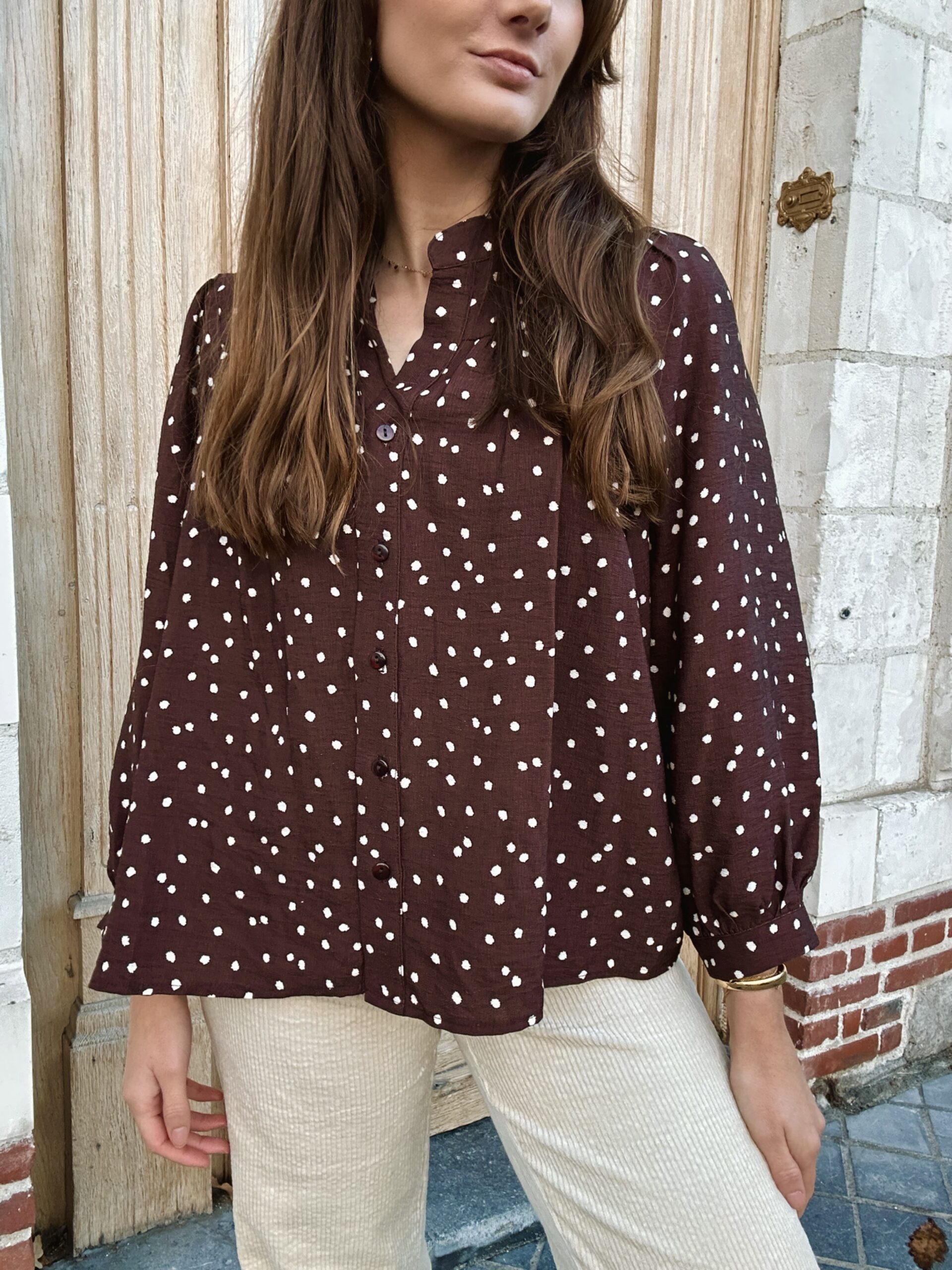 blouse-cassandre-lespiplettes Blouse Cassandre porté par le modèle