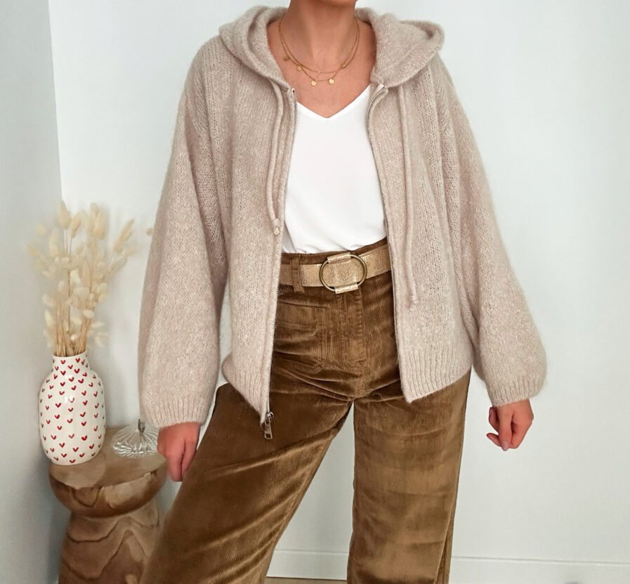GILET LOU BEIGE