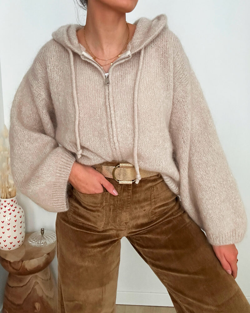 GILET LOU BEIGE