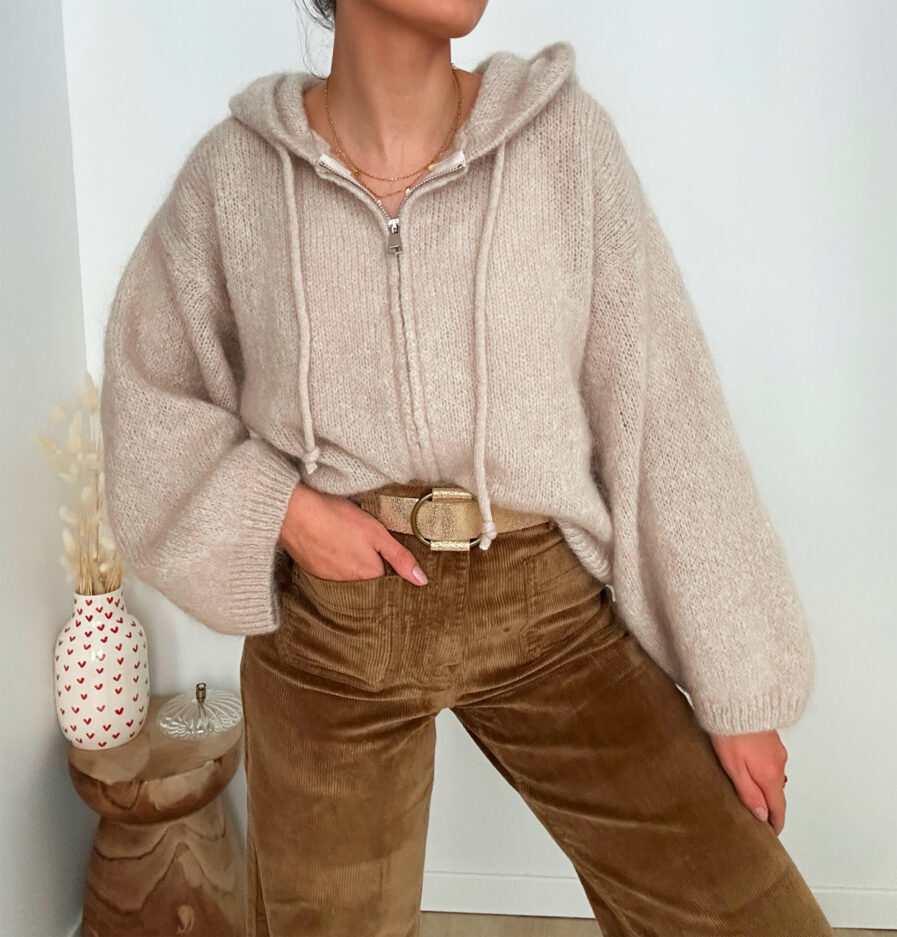GILET LOU BEIGE
