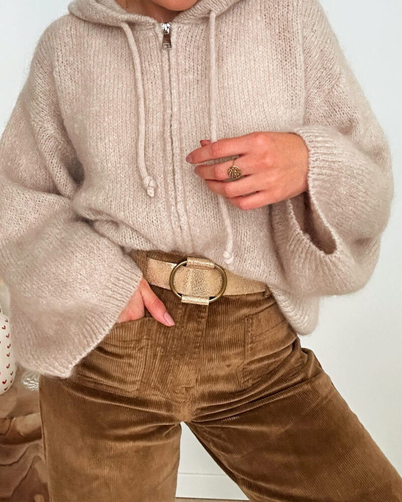 GILET LOU BEIGE