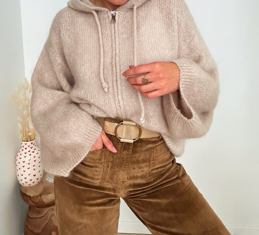 GILET LOU BEIGE