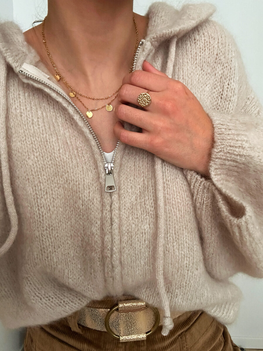 GILET LOU BEIGE