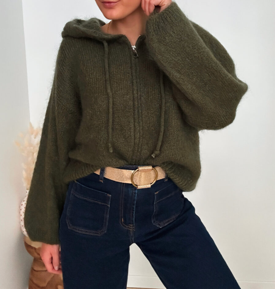 GILET LOU KAKI