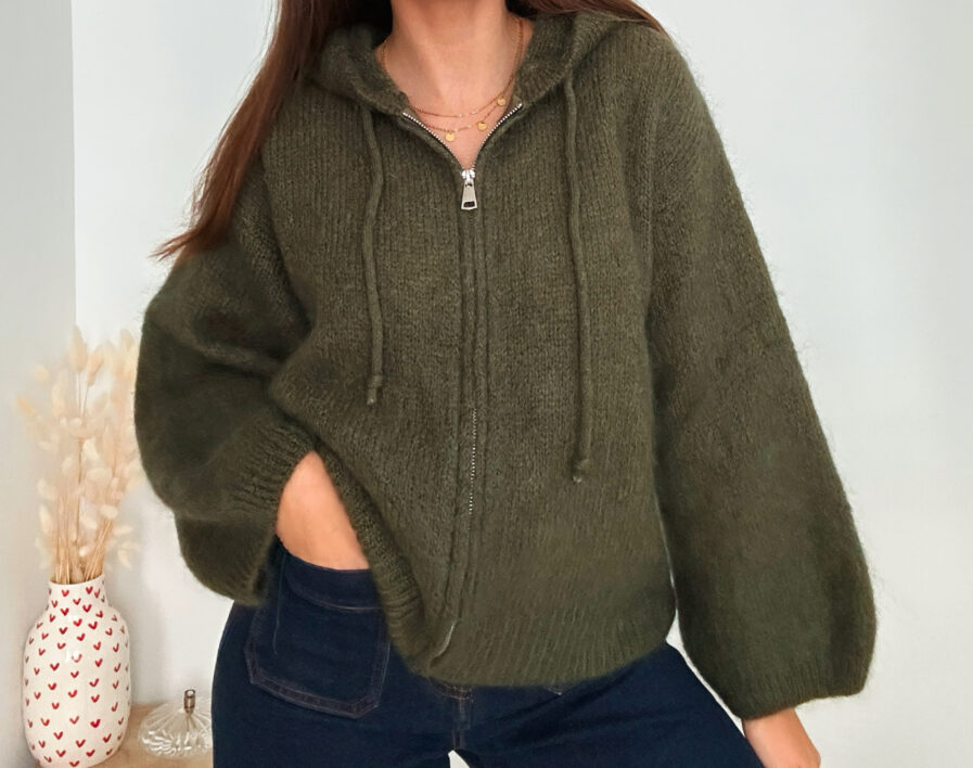 GILET LOU KAKI