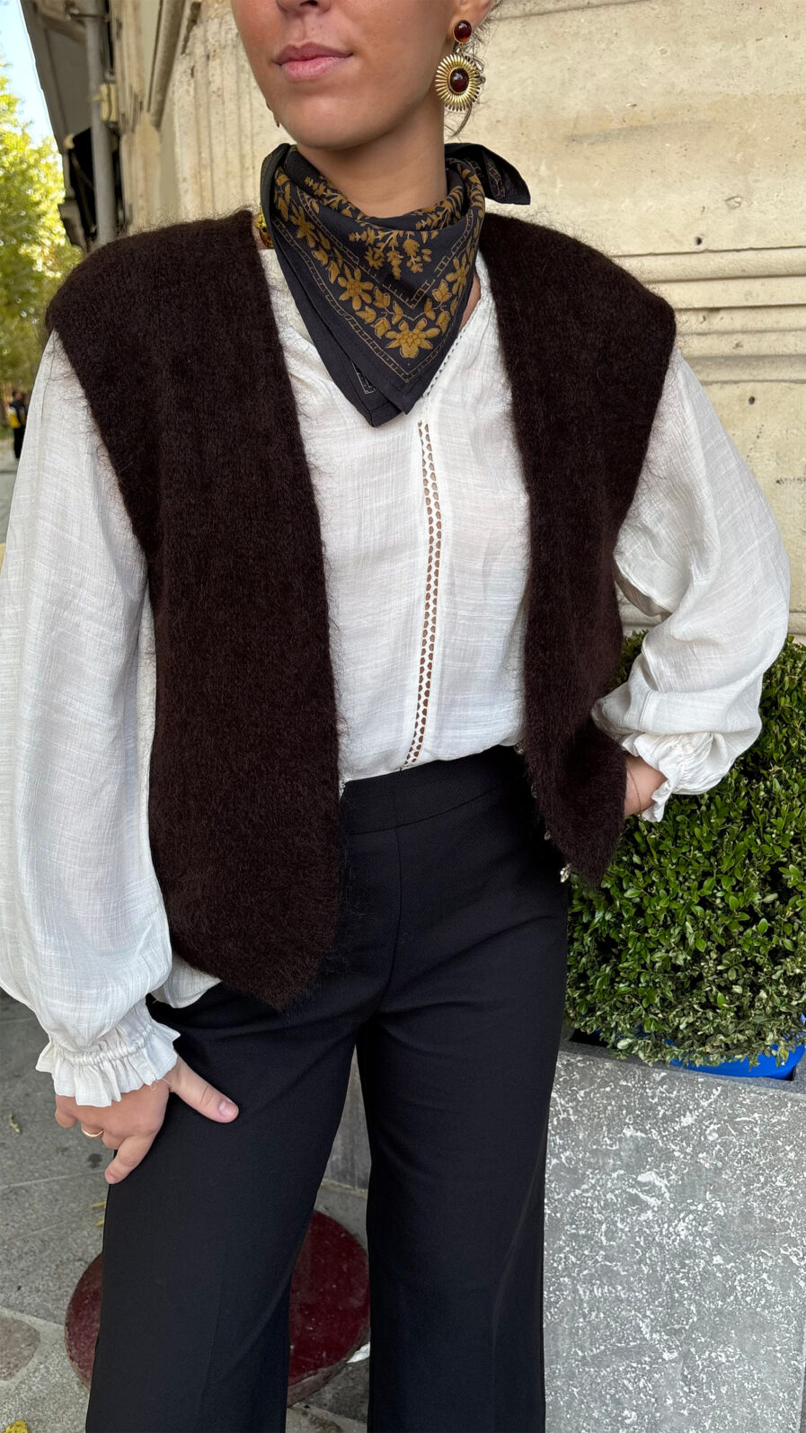 GILET LUNA CHOCOLAT