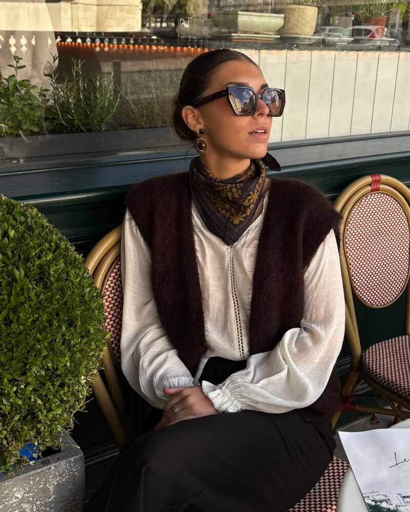 GILET LUNA CHOCOLAT