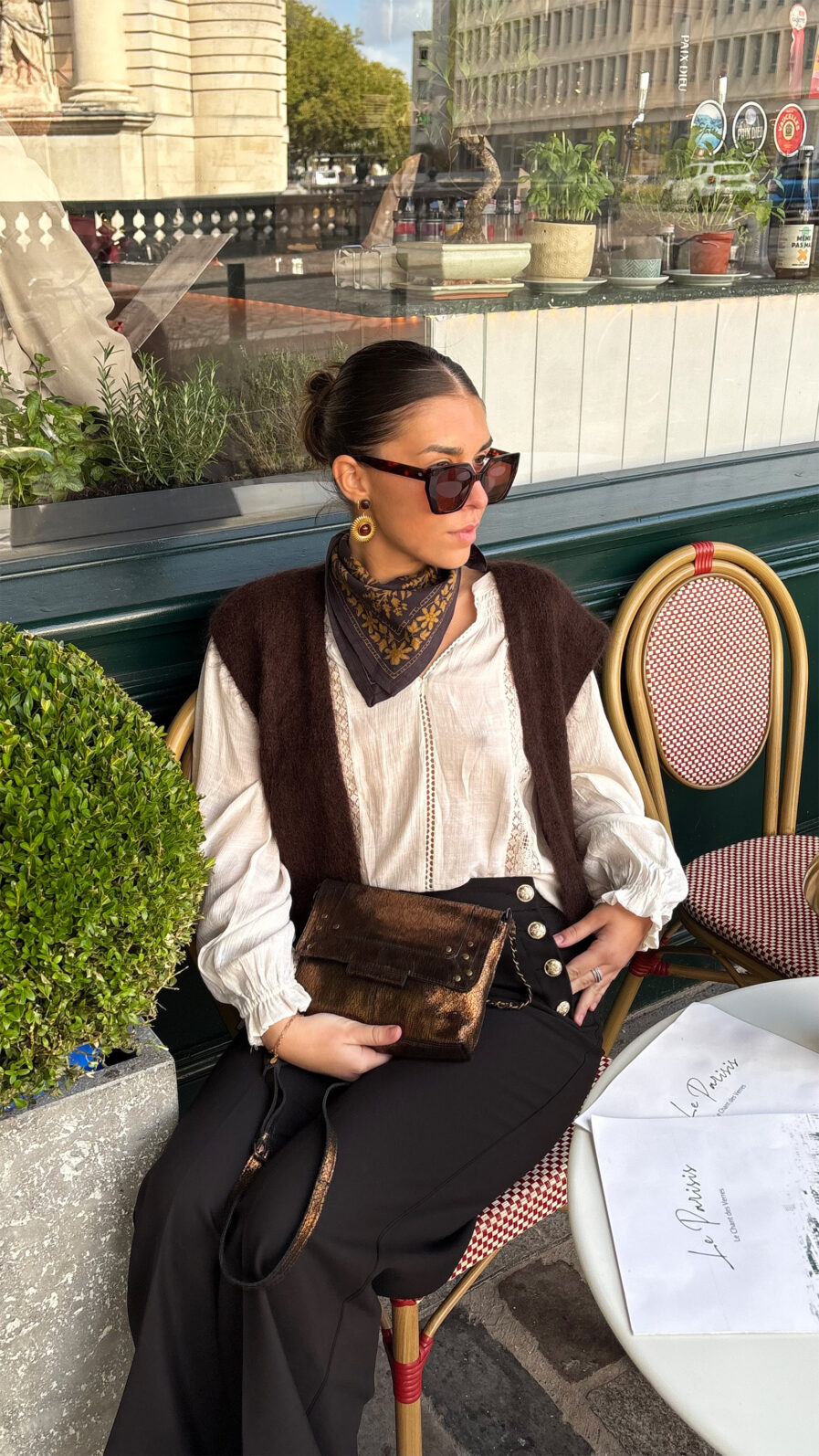 GILET LUNA CHOCOLAT