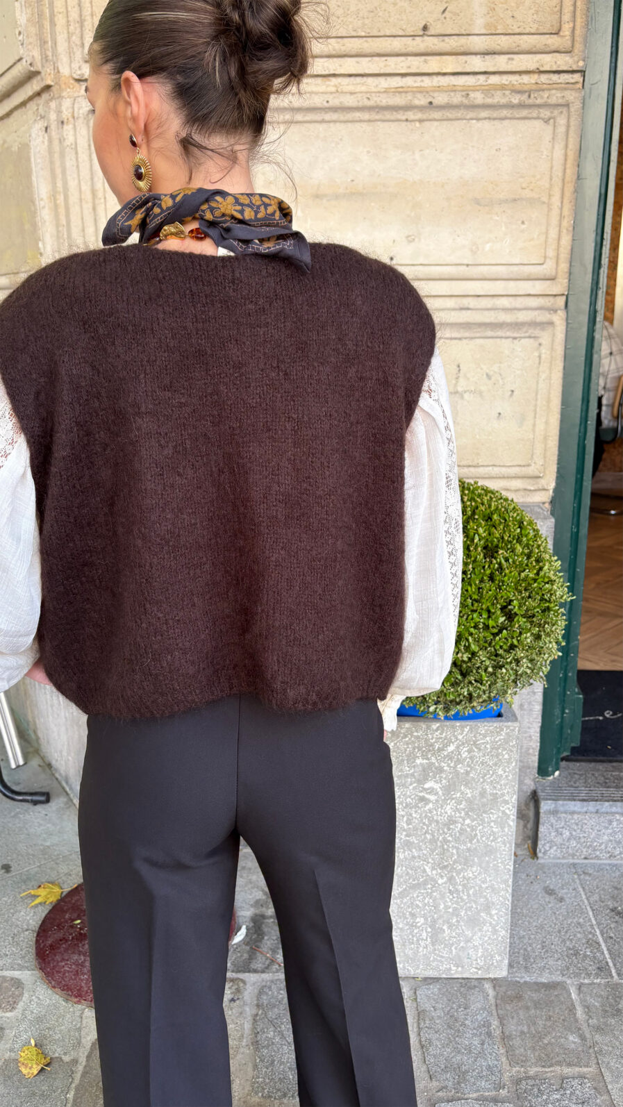 GILET LUNA CHOCOLAT
