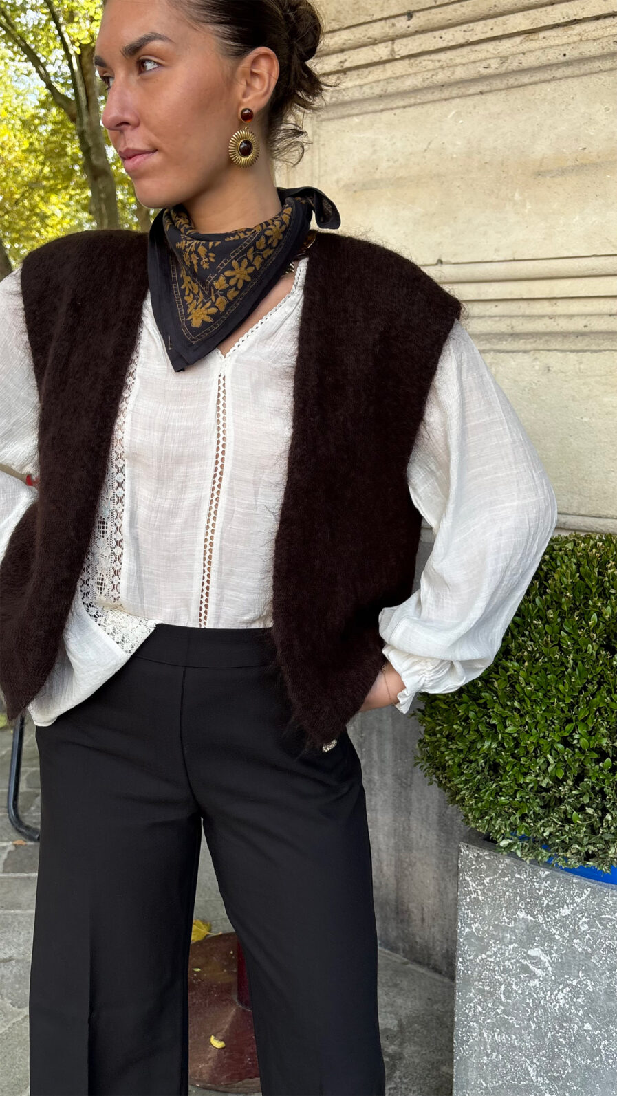 GILET LUNA CHOCOLAT