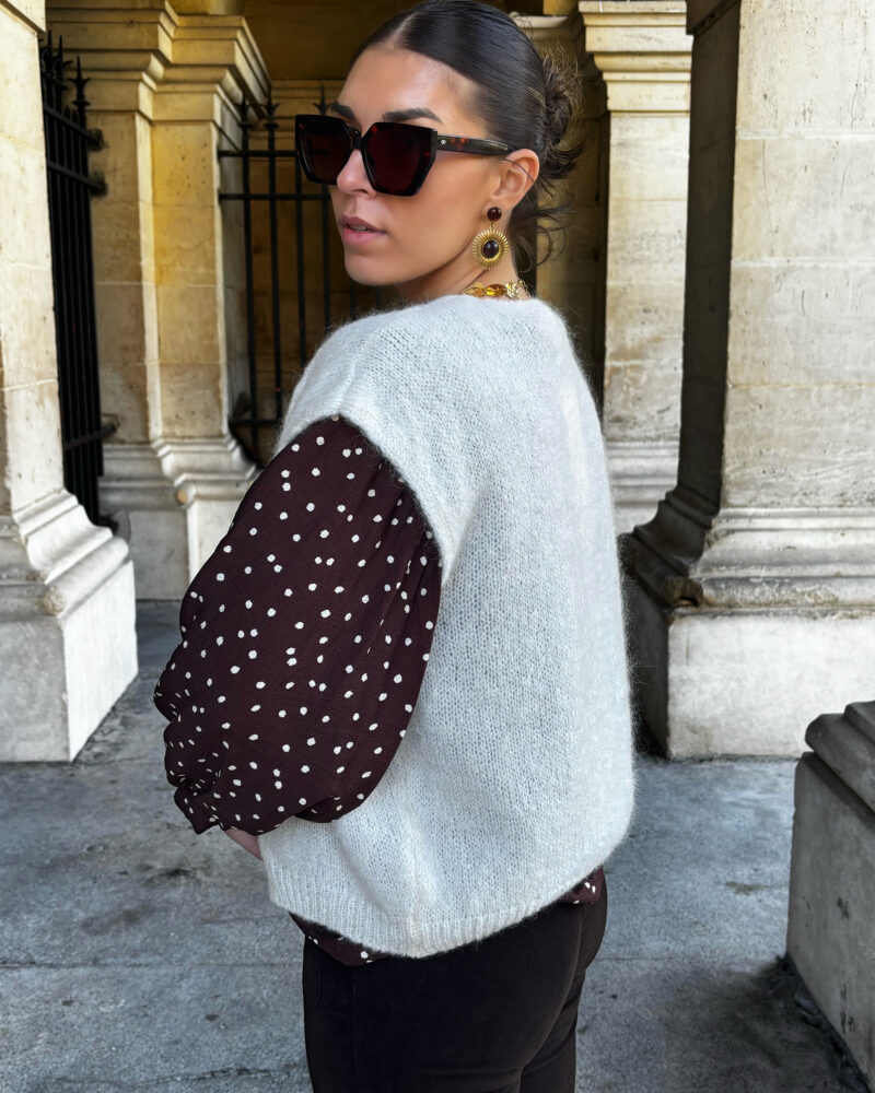 GILET LUNA IVOIRE