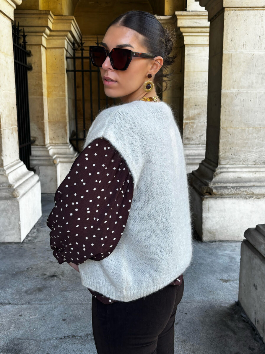 GILET LUNA IVOIRE