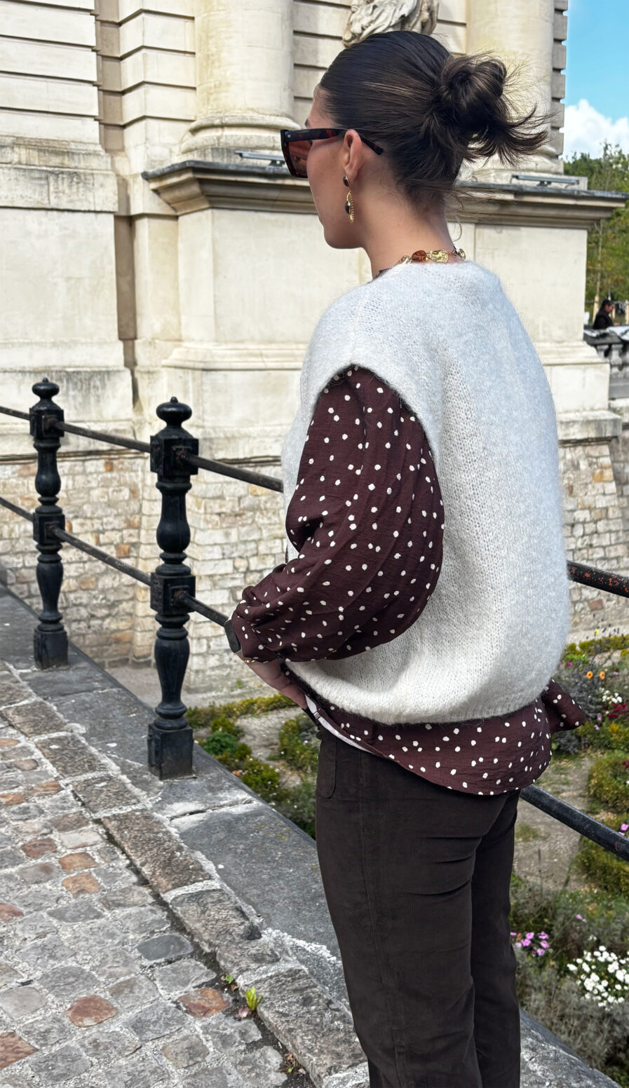GILET LUNA IVOIRE