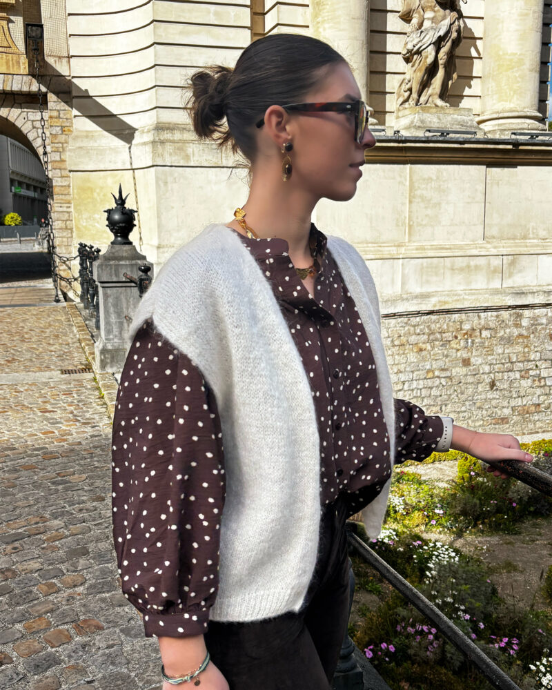 GILET LUNA IVOIRE