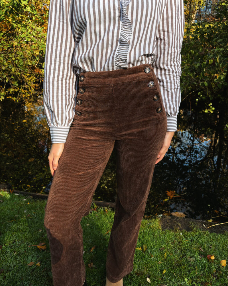 pantalon oria chocolat