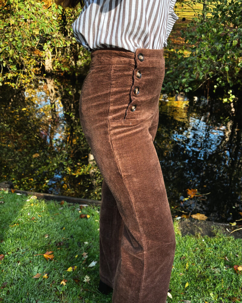 pantalon oria chocolat
