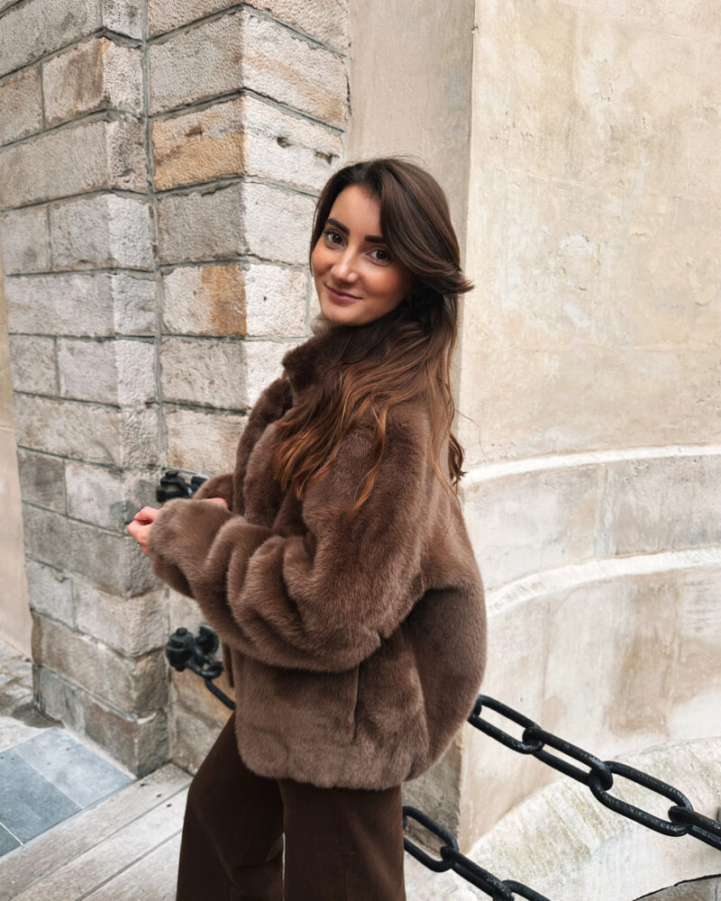 VESTE FAUSSE FOURRURE GINA