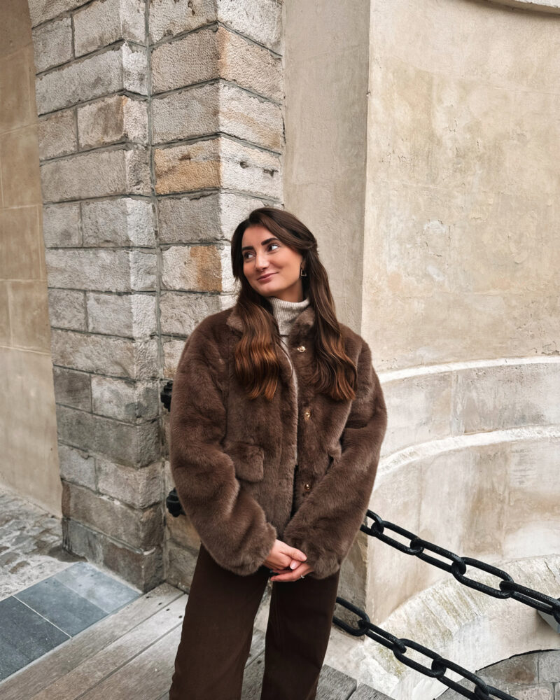 VESTE FAUSSE FOURRURE GINA