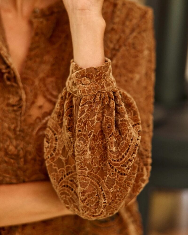 BLOUSE APOLLINE CAMEL