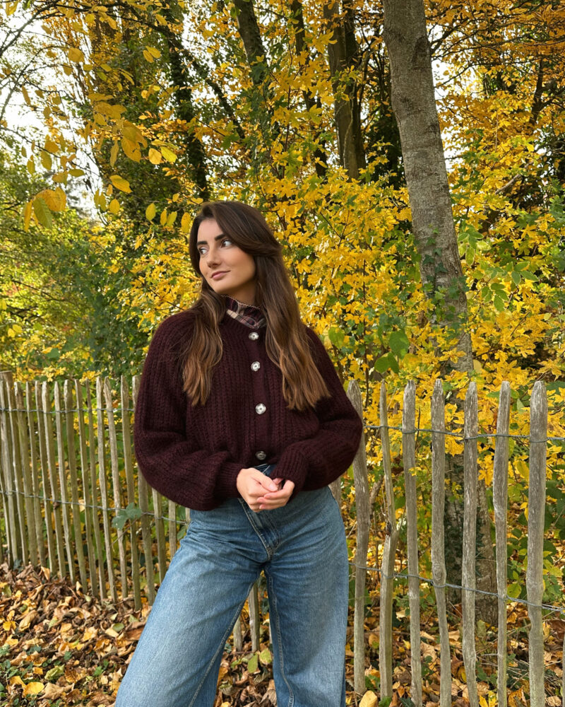 Gilet Malia Bordeaux