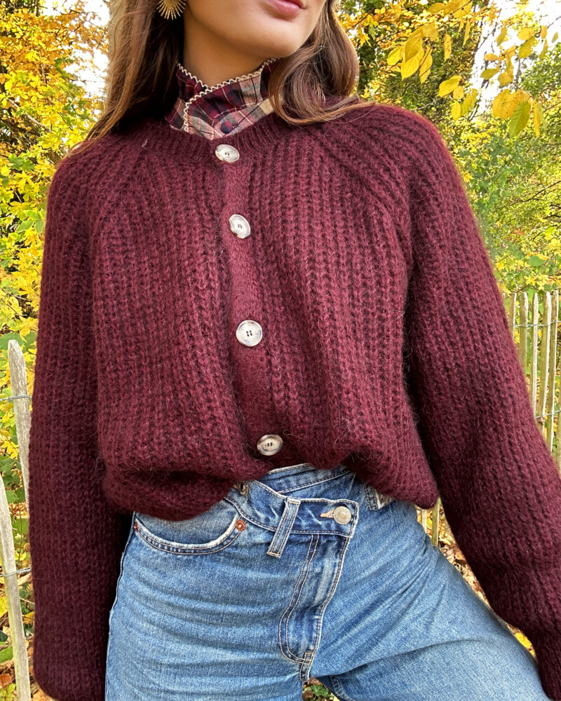 Gilet Malia Bordeaux