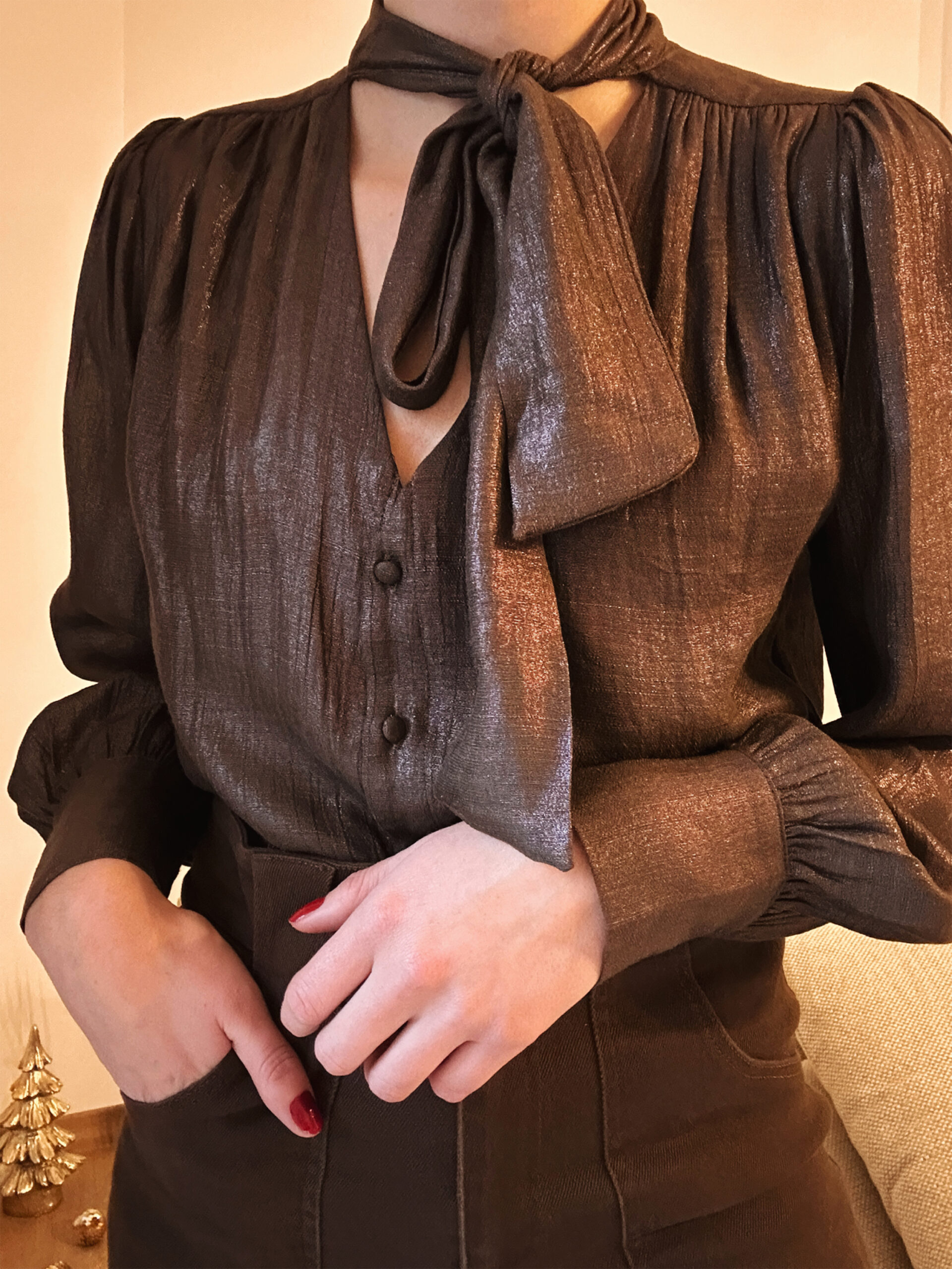 blouse-camila-marron-lespiplettes1 Blouse Camila marron