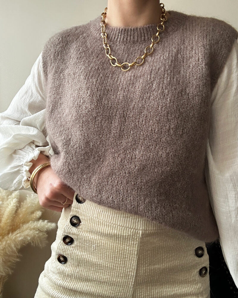 Pull Enora Taupe