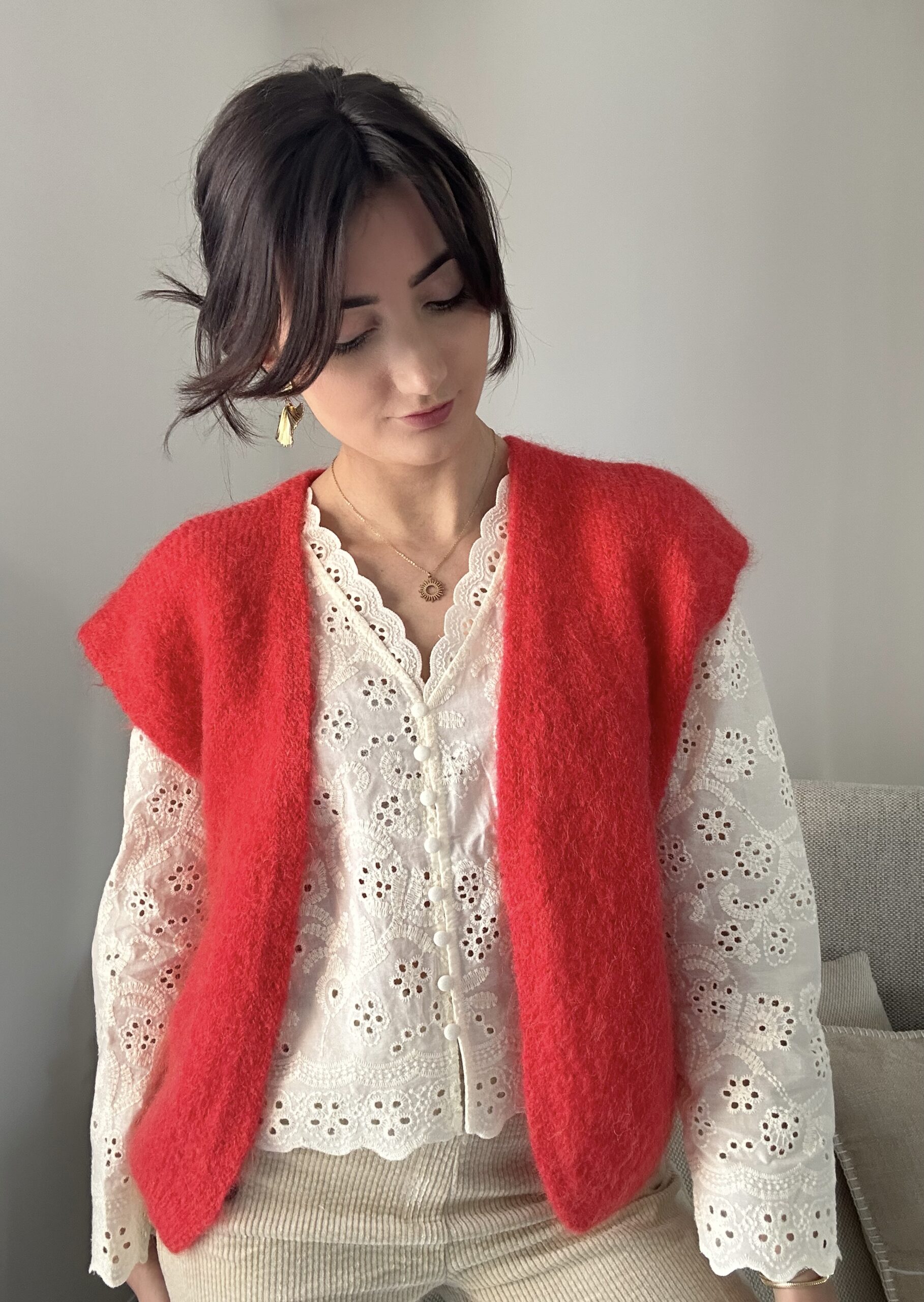 Gilet Luna Rouge Gilet Luna Rouge