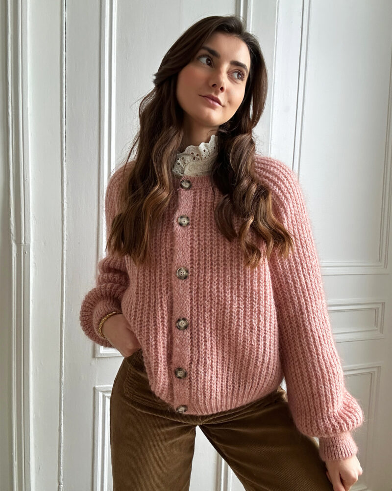 Gilet Malia Rose Poudré